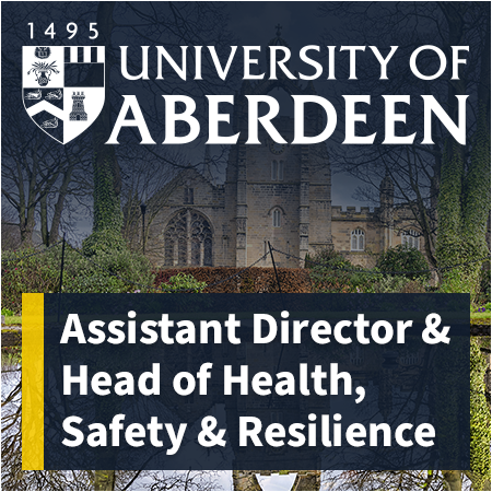 Assistant Director and Head of Health, Safety and Resilience