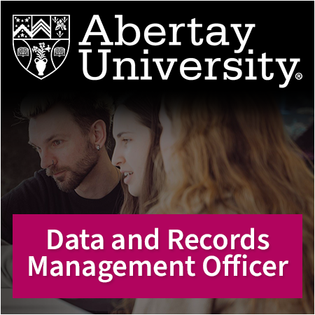 Data and Records Management Officer - Abertay University 