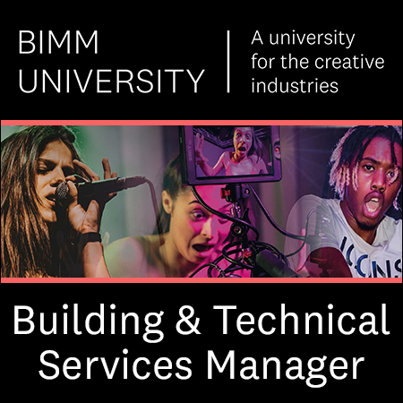 BIMM University - Building & Technical Services Manager