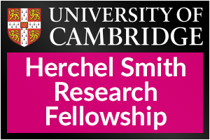 University of Cambridge - Herchel Smith Research Fellowship in School of Biological Sciences, (Fixed