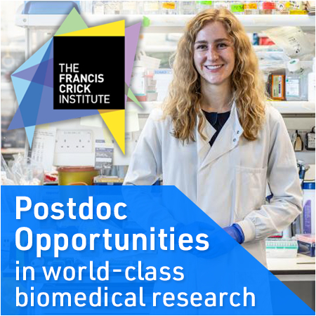 Francis Crick Institute- Postdoc Opportunities in world class biomedical research 