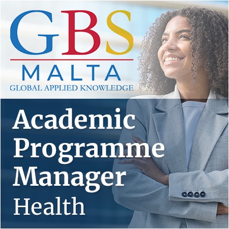 GBS Malta - Academic Programme Manager - Health