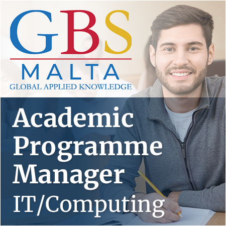 GBS Malta - Academic Programme Manager - IT Computing