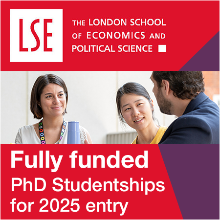 LSE PhD Studentships for 2025