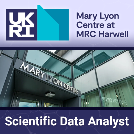 MRC - Mary Lyon Centre - Scientific Data Analyst