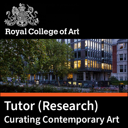 Tutor (Research) Curating Contemporary Art 