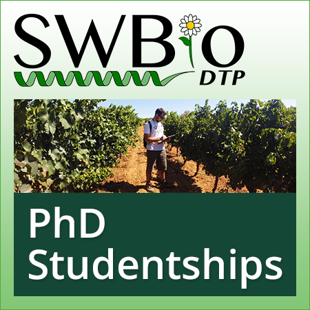 PhD Studentships with the South West Biosciences Doctoral Training Partnership (SWBio DTP)