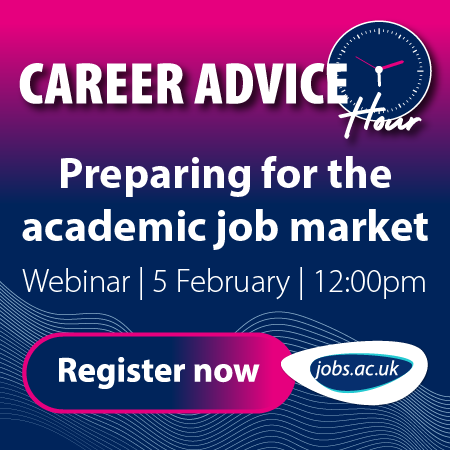 Jobs.ac.uk - Preparing for the academic job market - Webinar Registration Page