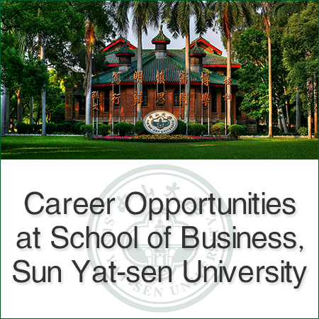 Sun Yat-sen University - Faculty Positions