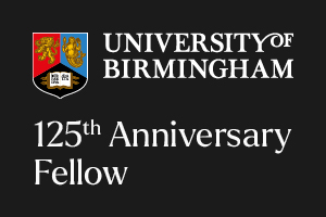 University of Birmingham - Anniversary Fellow