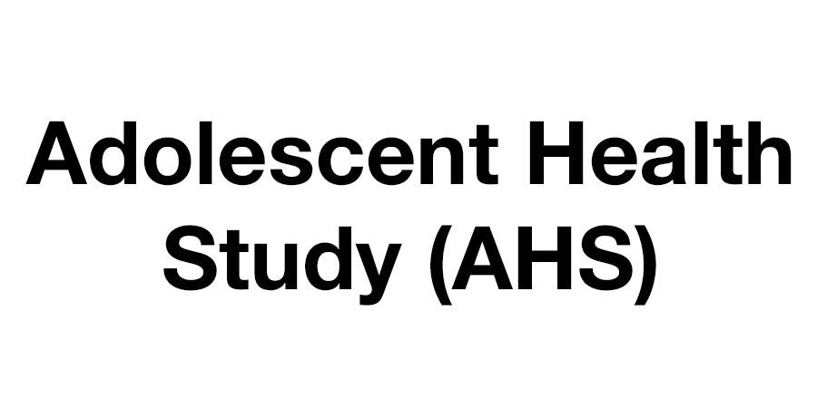 Adolescent Health Study (AHS)